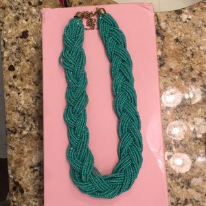 Green beaded necklace
